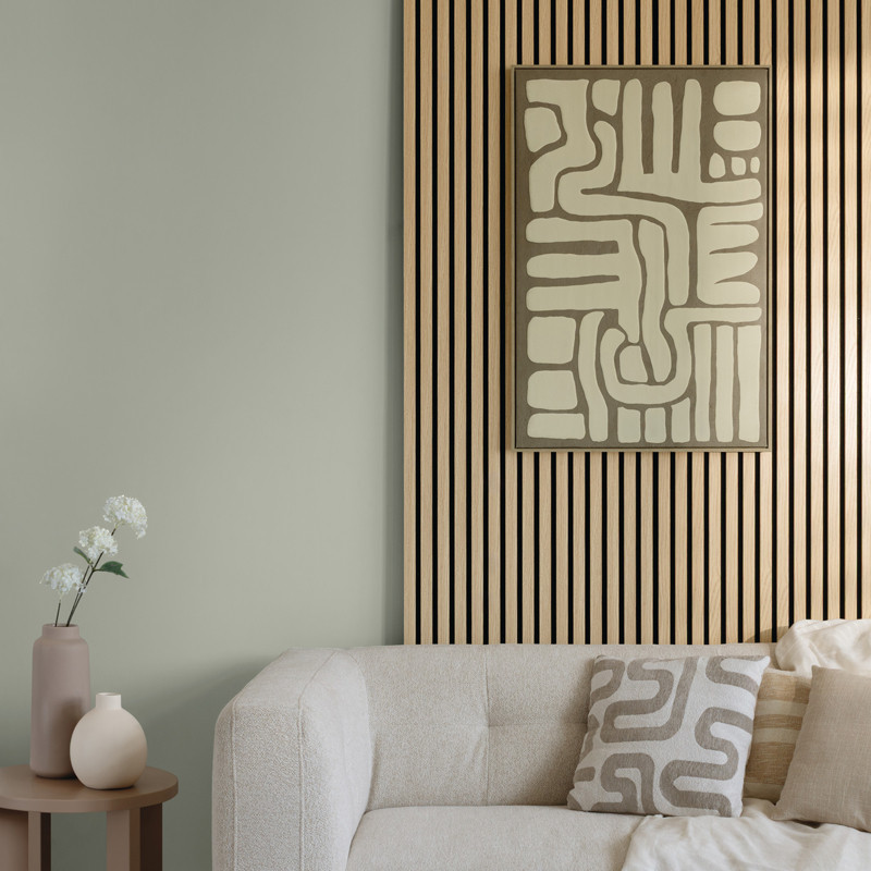 Panneau decoratif tasseaux bois