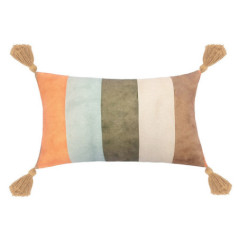 Coussin 30x50cm bandes multi