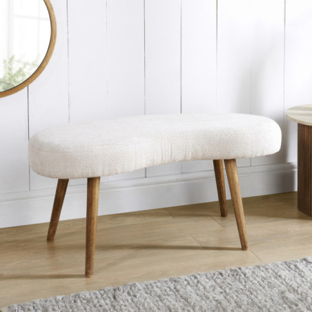 Banc forme haricot