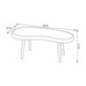 Banc forme haricot