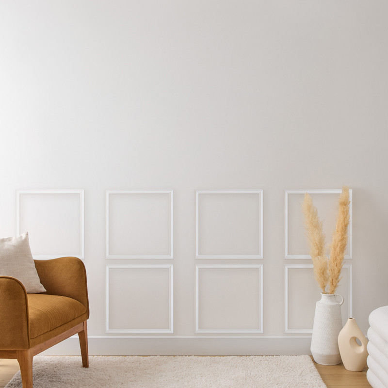 Kit moulure blanc alber l50 x4