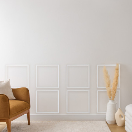 Kit moulure blanc alber l50 x4