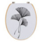 Abattant wc mdf  - zen gingko