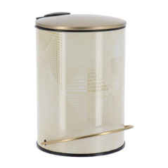 Poubelle ronde metal  3l - chic