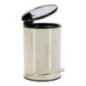 Poubelle ronde metal  3l - chic
