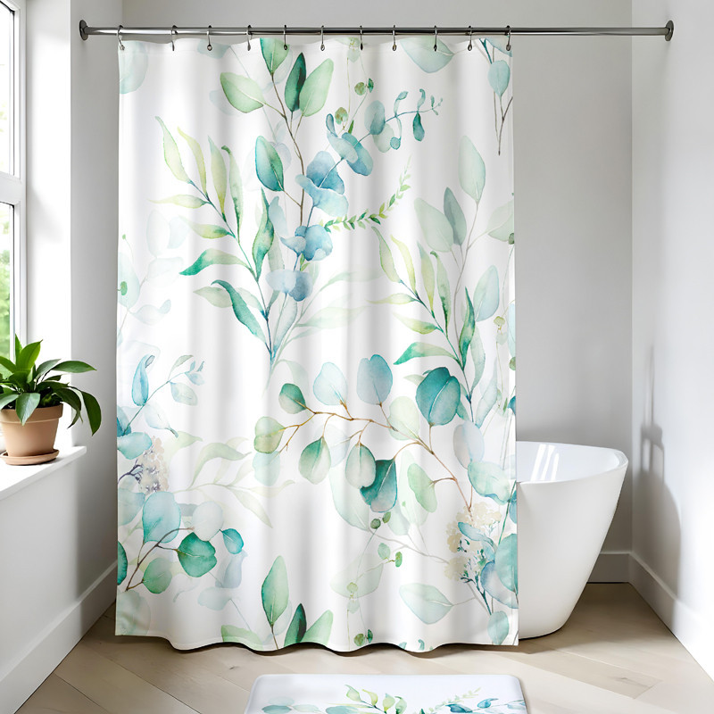 Rideau de douche aquarelle