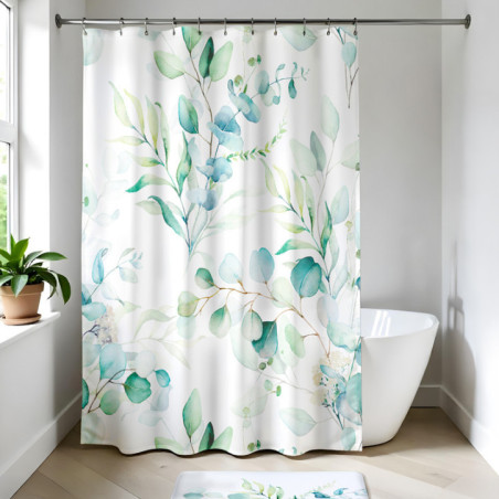 Rideau de douche aquarelle