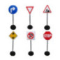 Set 6 panneaux de signalisation
