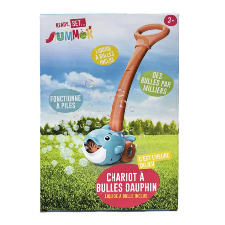 Chariot a bulles dauphin electri