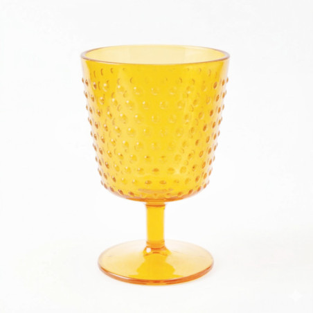 Verre a vin relief bubble