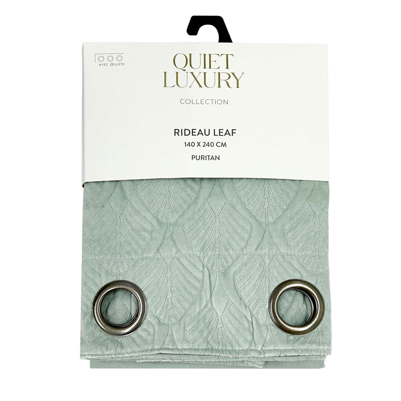 Rideau leaf 140x240cmcm velours