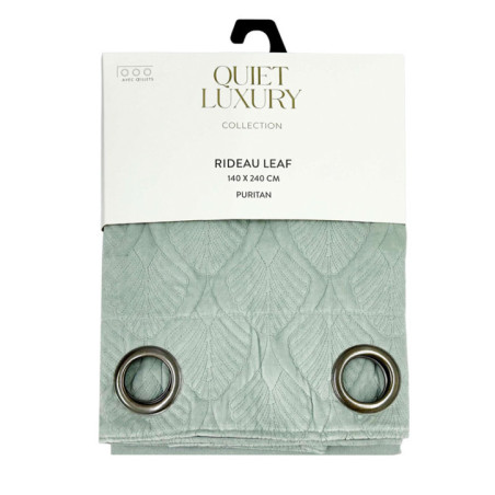 Rideau leaf 140x240cmcm velours