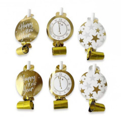 Lot de 6 sans genes festif