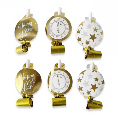 Lot de 6 sans genes festif