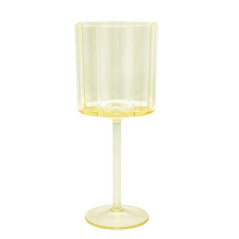 Verre a vin fleur plastique