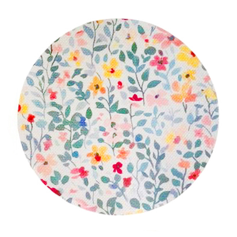 Set de table rond fleuri summer