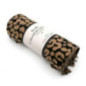 Plaid a franges leopard 130x160c