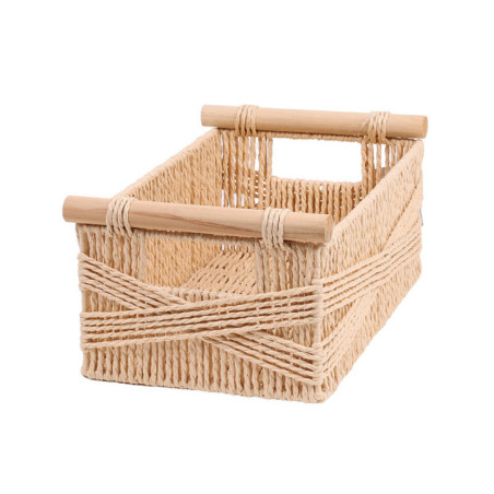 Panier poignees bois s