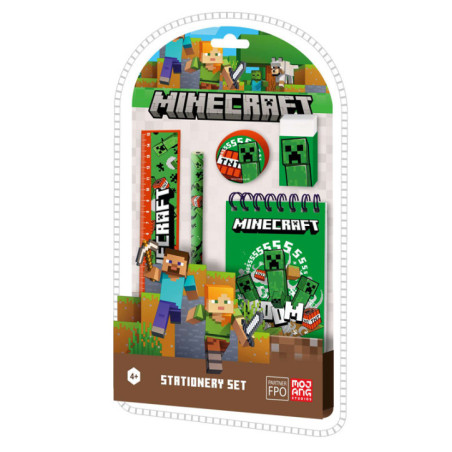 Set papeterie minecraft 5 pieces