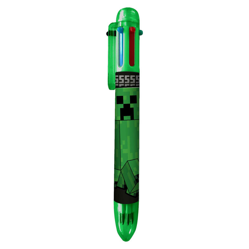 Stylo 6 couleurs minecraft