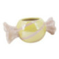 Cache pot bonbon jaune rose