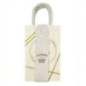 Sac cadeau papier x6 white gold