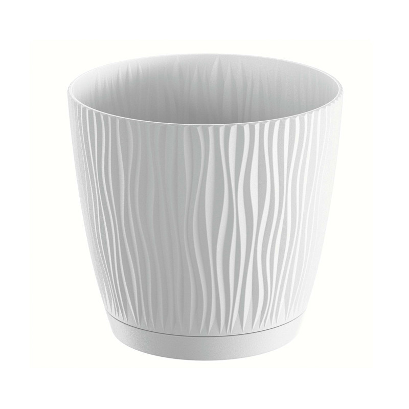 Pot sandy round eco wood o13cm b