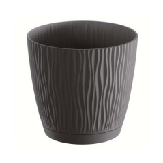 Pot sandy round eco wood o13cm a
