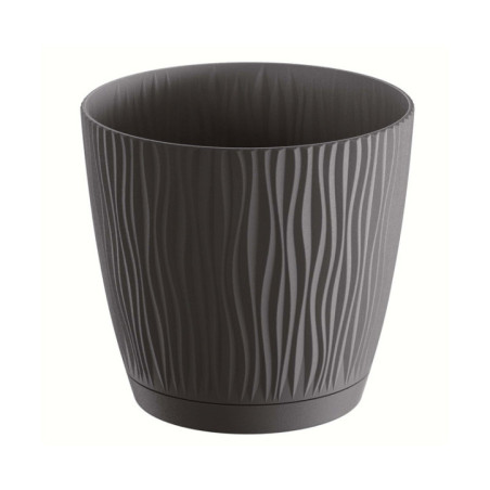 Pot sandy round eco wood o13cm a