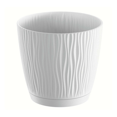 Pot sandy round eco wood o19cm b