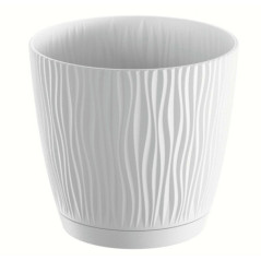 Pot sandy round eco wood o26cm b