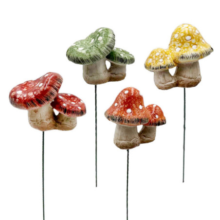Piquets champignons 4 ass