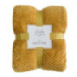Plaid gaufre 150x200cm ocre