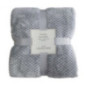 Plaid gaufre 200x250cm argent