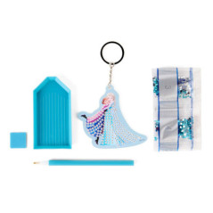 Porte cle diamant reine des neig