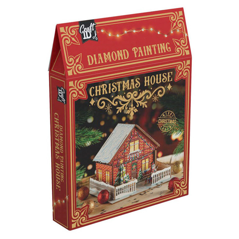 Chalet de noel peinture diamant