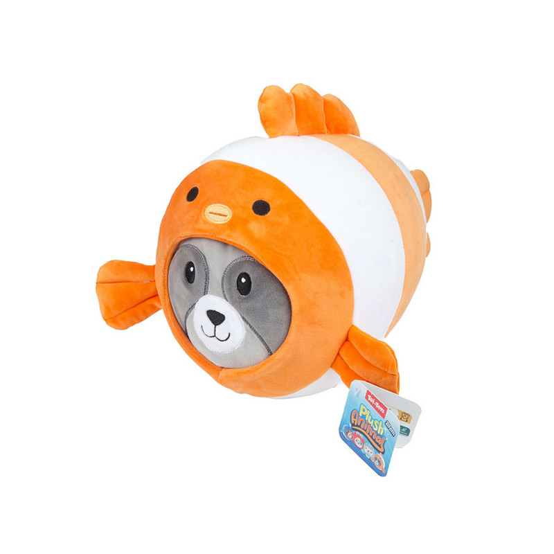 Peluches 27cm en pyjama 4ass