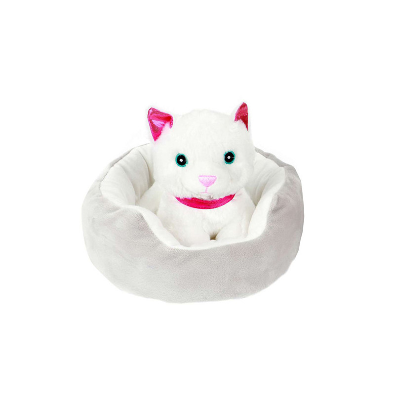 Peluche 20cm dans son panier