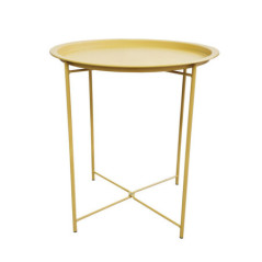 Table d'appoint tina ocre/terra/