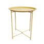 Table d'appoint tina ocre/terra/