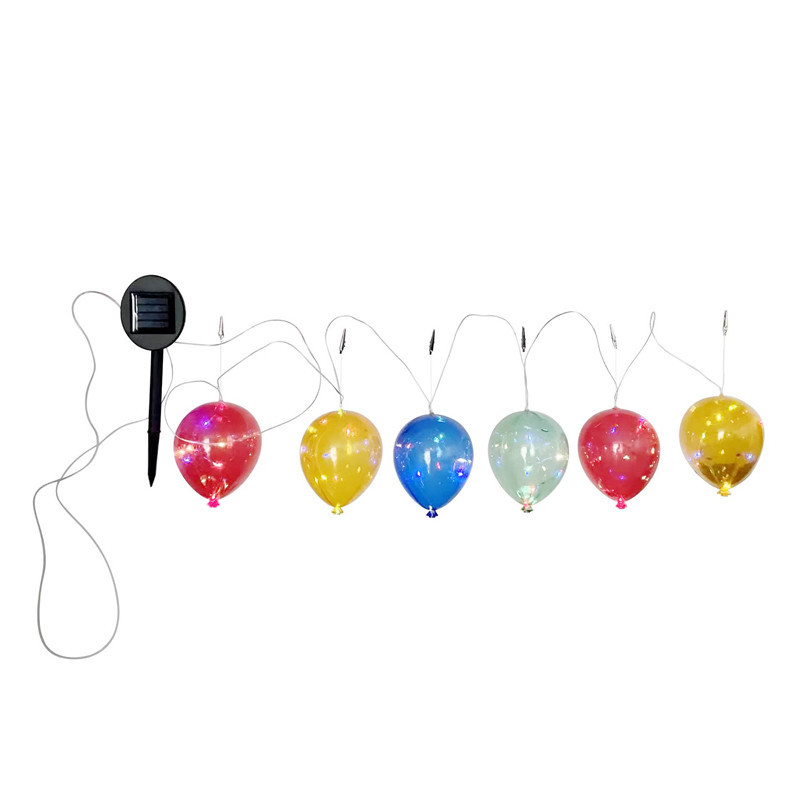 Guirlande solaire 6 ballons