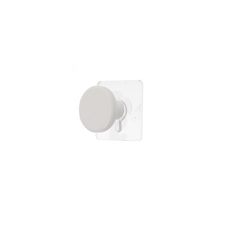 Patere bambou d4,5cm blanc
