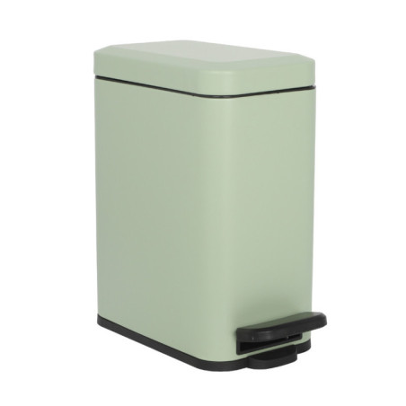 Petite poubelle sdb 5l verte