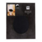 Abattant wc mdf 18 pouces noir