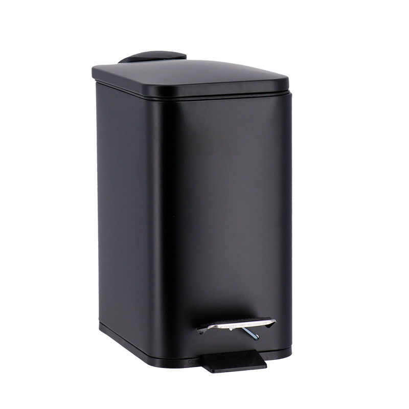 Poubelle 3l metal frein de chute