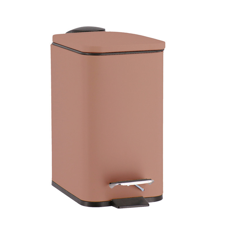 Poubelle 3l metal frein de chute