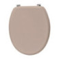Abattant wc mdf 18 pouces taupe