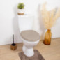 Abattant wc mdf 18 pouces taupe