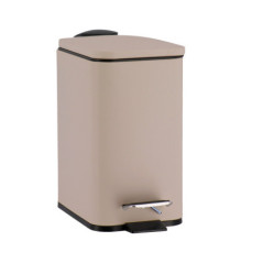 Poubelle 3l metal frein de chute