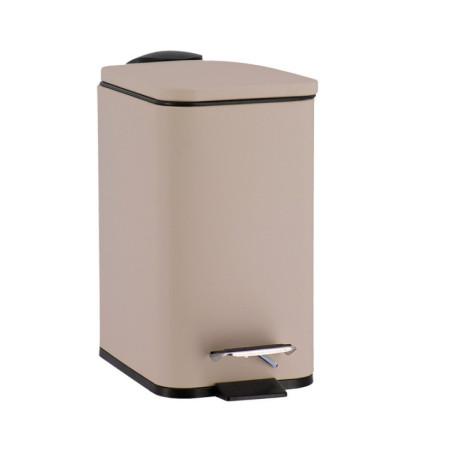 Poubelle 3l metal frein de chute